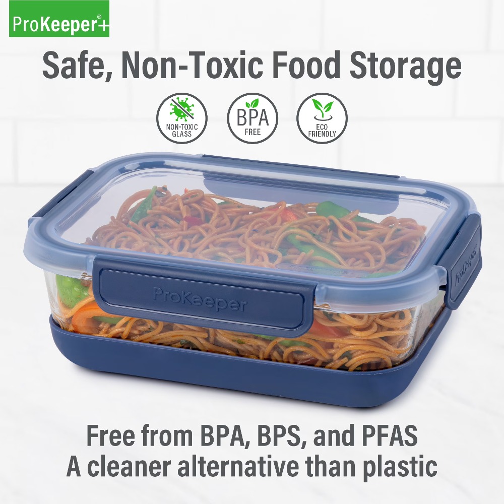 Meal Prep Glass Containers With Lids - Best seller Airtight Silicone Lid Food