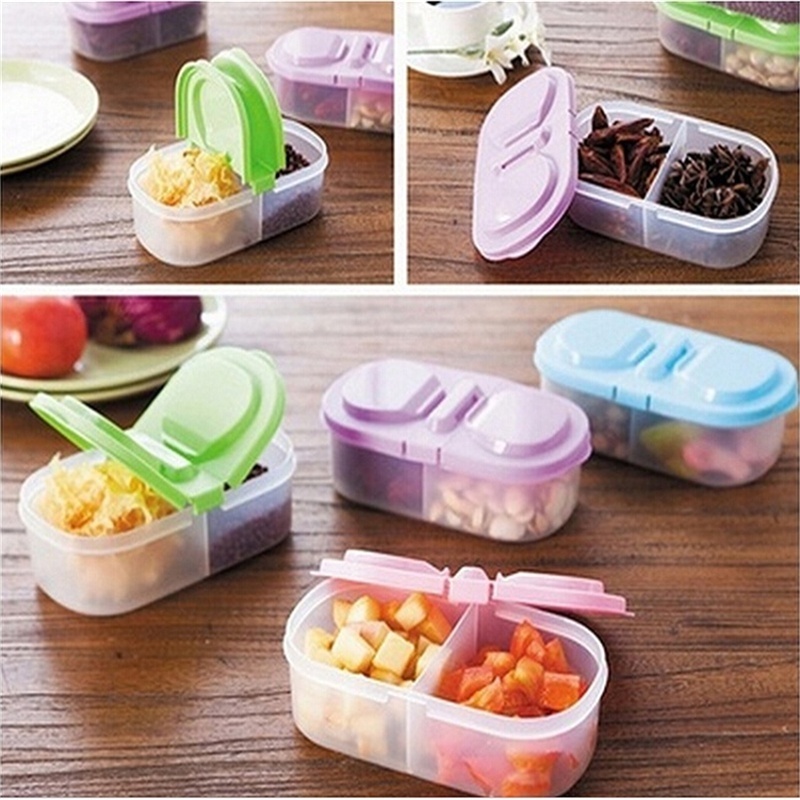 Meal Preparation - Portable Plastic Protector Case Container Trip