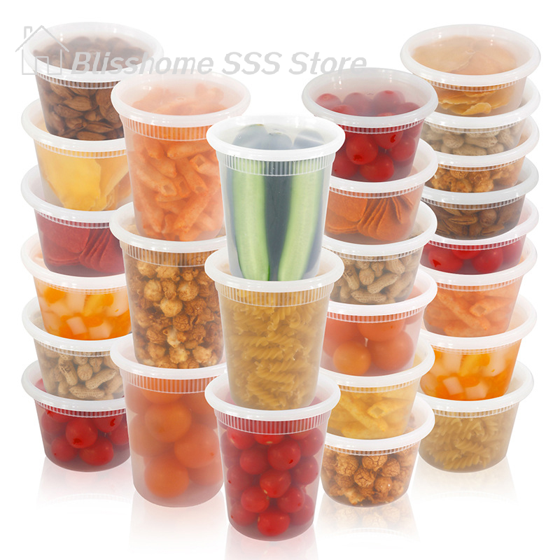 Meal Prep Box - 【S】10Pcs Food Storage Containers with Lids