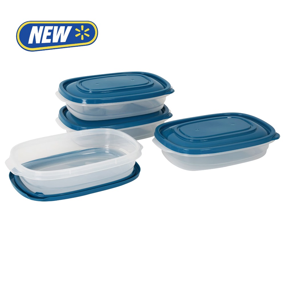 4-Pack Rectangle Plastic Food  - Meal Prep Box incelemesi ve fiyatı