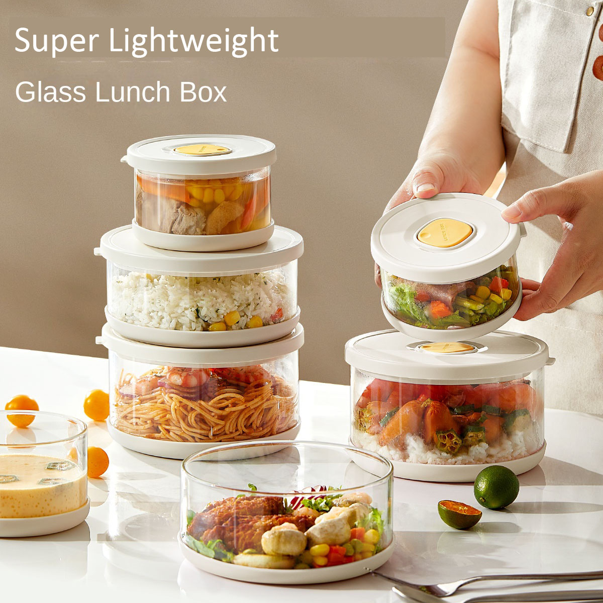 Glass Food Storage Container A - Meal Prep Frozen Food incelemesi ve fiyatı