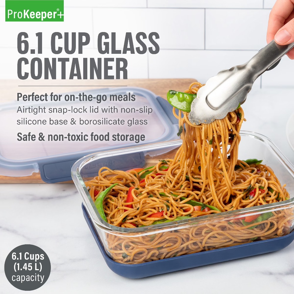 Best seller   Airtight Silicon - Meal Prep Glass Containers With Lids incelemesi ve fiyatı