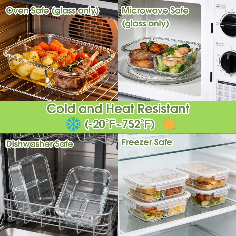 Glass Food Storage Containers  - Meal Prep Box incelemesi ve fiyatı