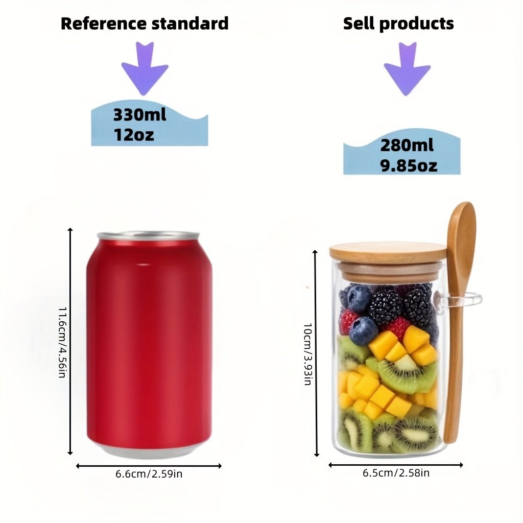 4/8/12Pcs, Oatmeal Breakfast C - Meal Prep Glass Containers With Lids incelemesi ve fiyatı