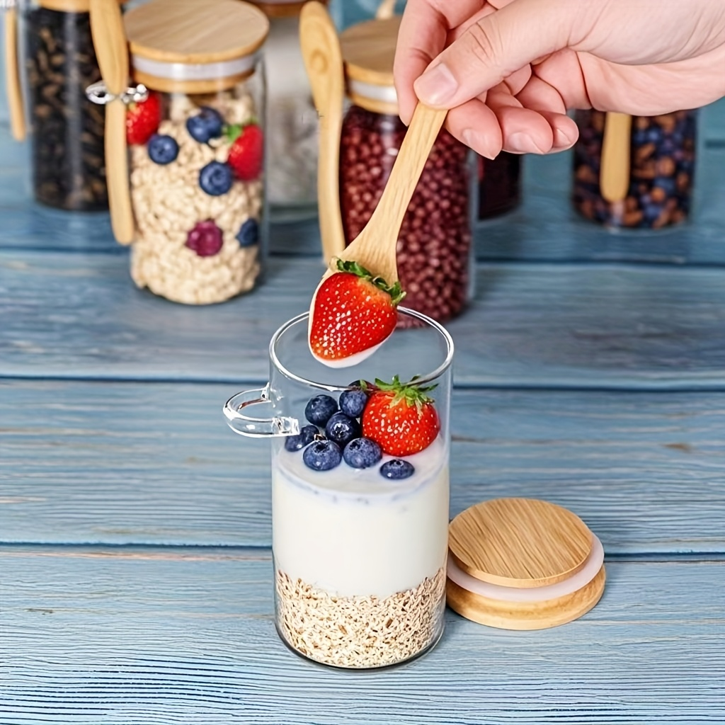 4/8/12Pcs, Oatmeal Breakfast C - Meal Prep Glass Containers With Lids incelemesi ve fiyatı