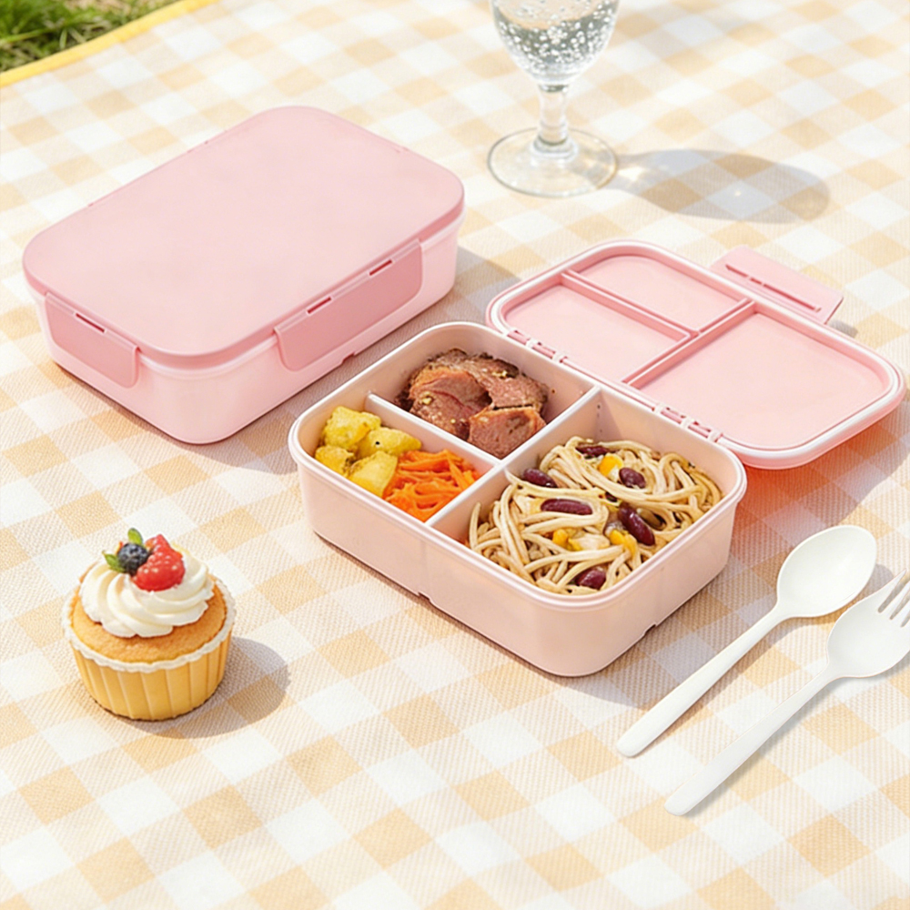 Flip Lid Bento Box 3 Compartme - Meal Prep For A Day incelemesi ve fiyatı