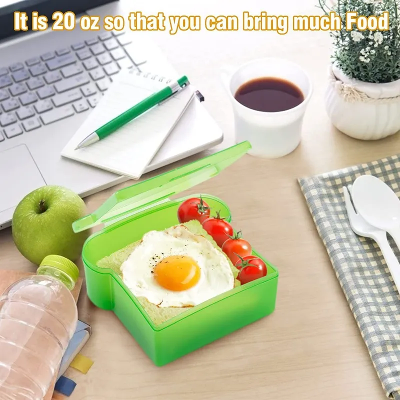 Transparent Toast Shape Food C - Meal Prep Box incelemesi ve fiyatı