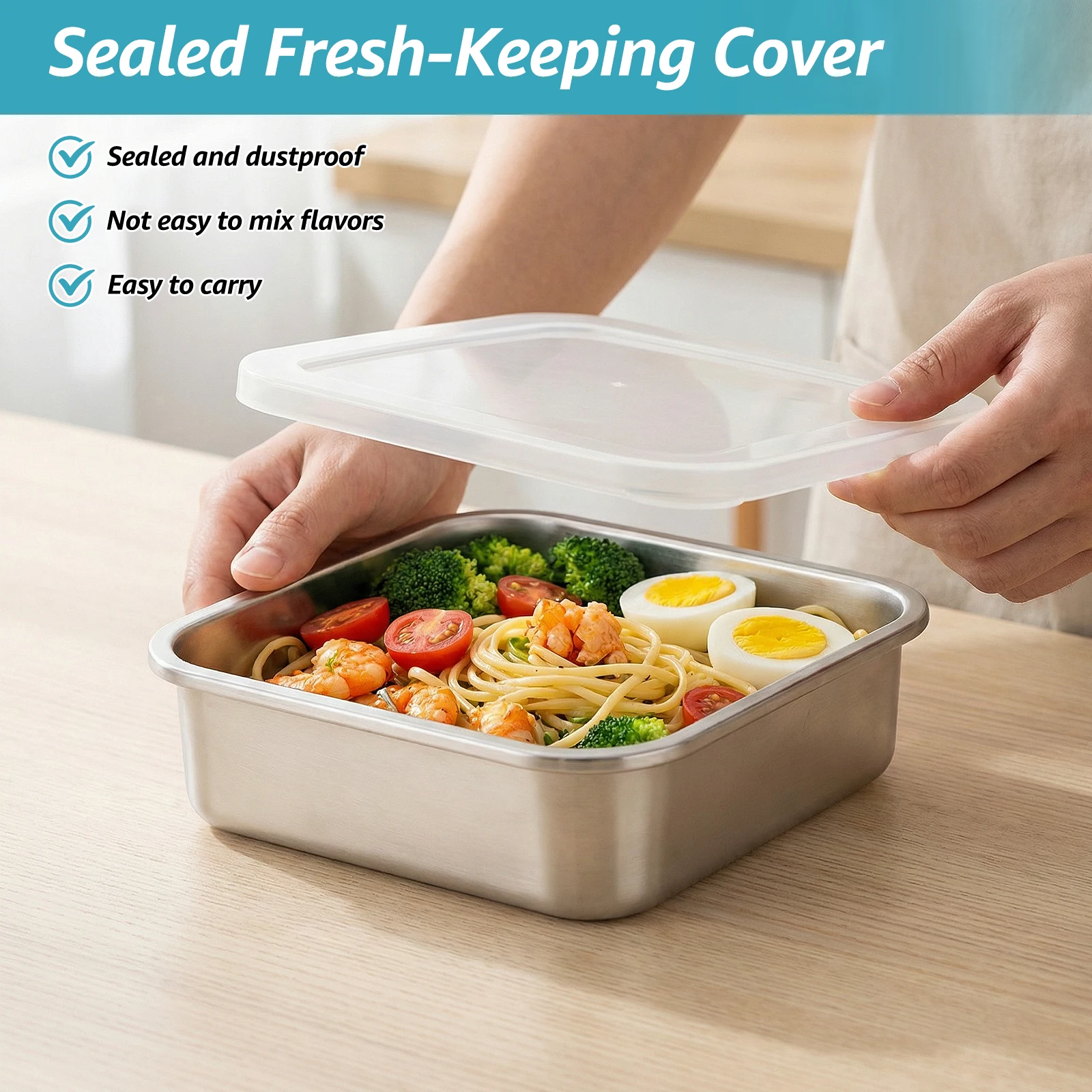 2 in 1 Stainless Steel Fruit W - Meal Prep Box incelemesi ve fiyatı