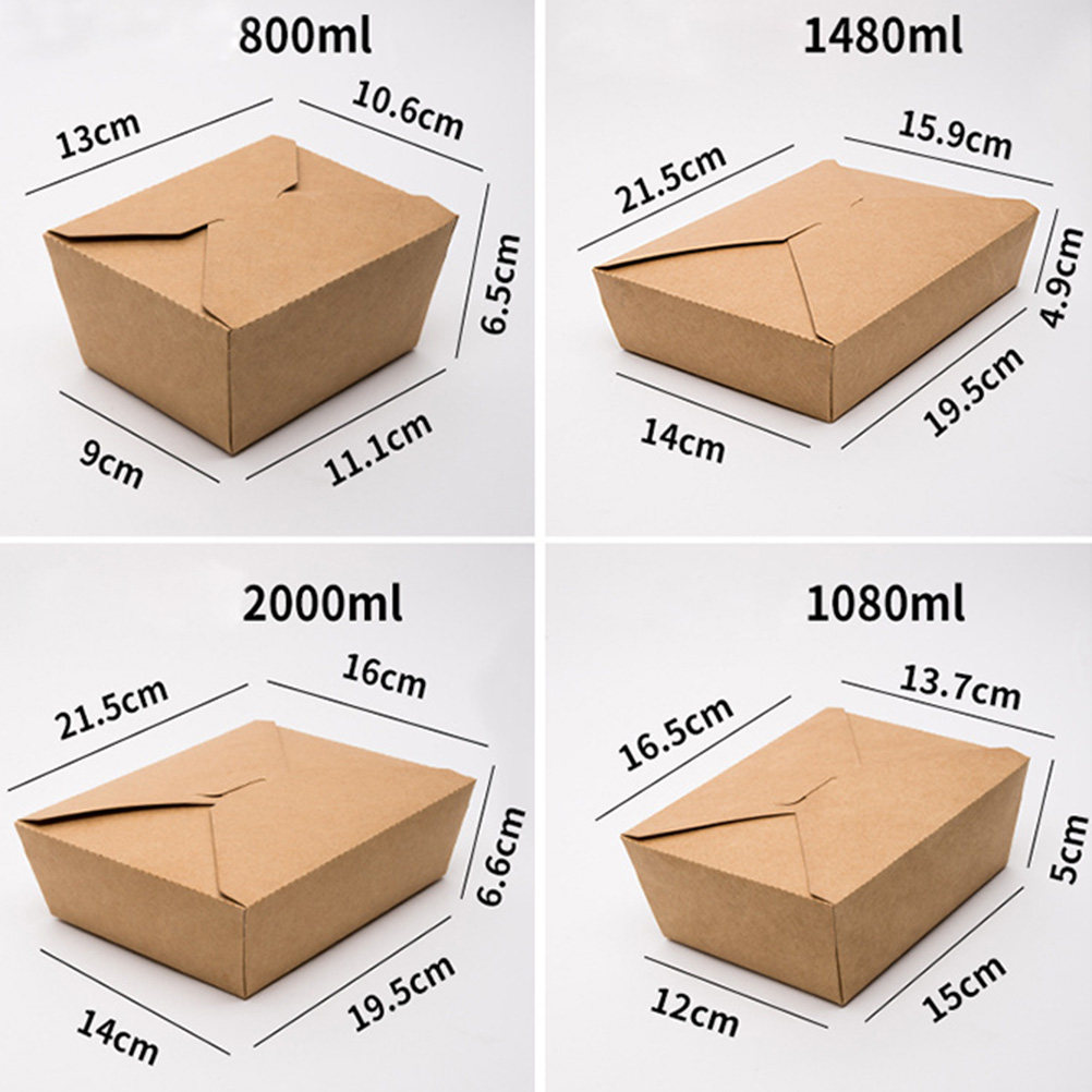 20Pcs Kraft Paper Meal Prep Co - Meal Prep For A Day incelemesi ve fiyatı