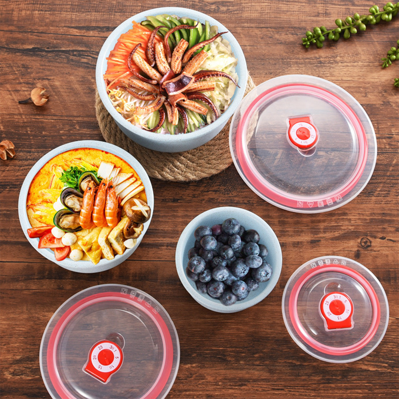 3pcs Food Storage Containers B - Meal Preparation incelemesi ve fiyatı