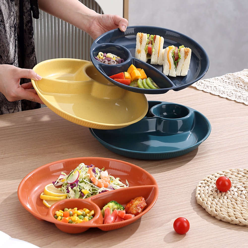 2pcs Household Round Food Plat - Meal Preparation incelemesi ve fiyatı