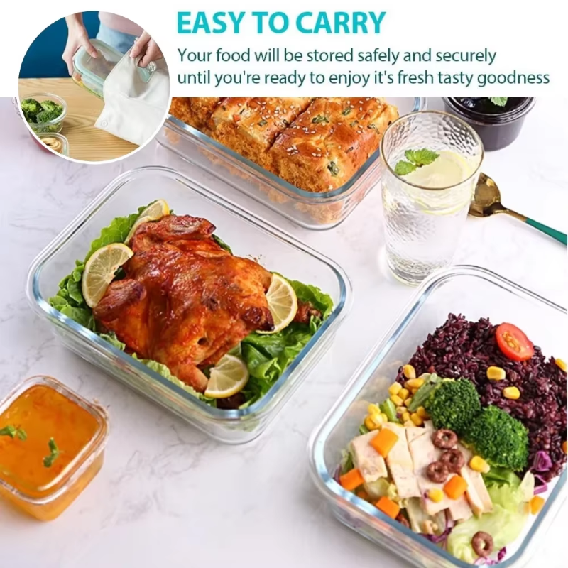 Glass Lunch Box Food Storage C - Meal Prep For A Day incelemesi ve fiyatı