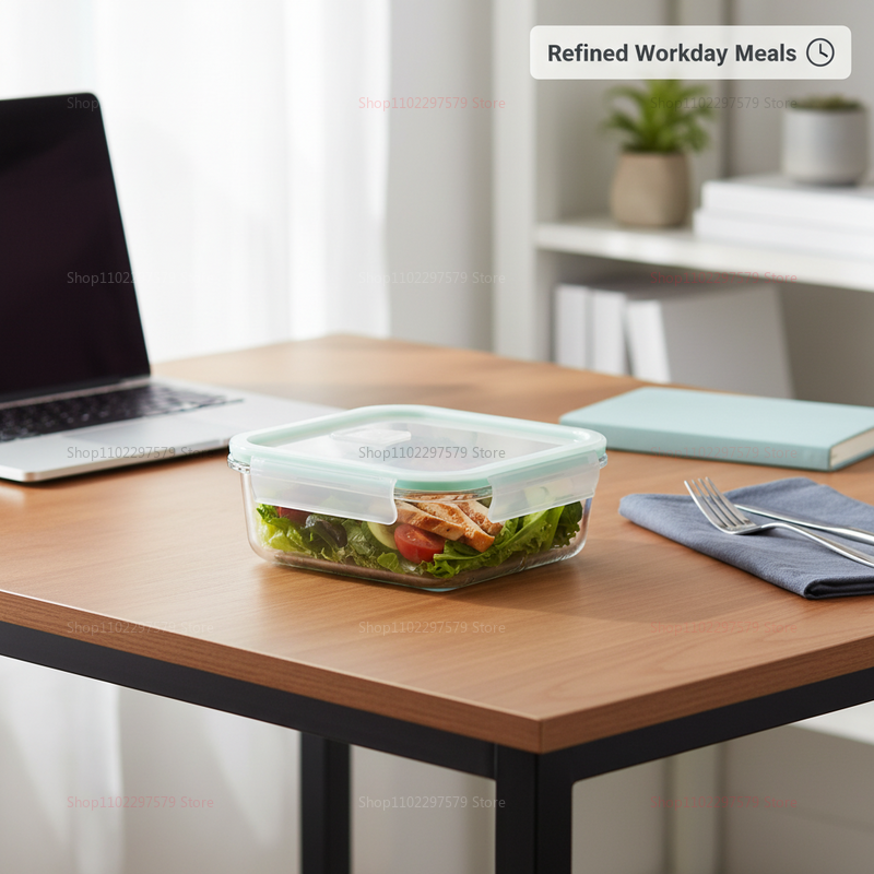 Glass Lunch Box Food Storage C - Meal Prep For A Day incelemesi ve fiyatı