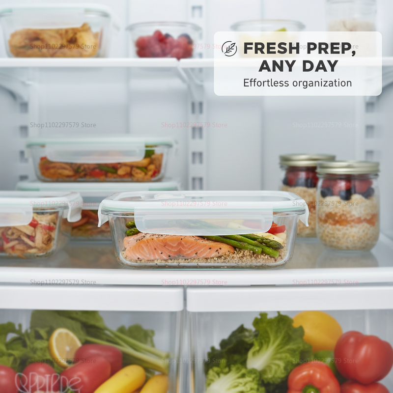 Glass Lunch Box Food Storage C - Meal Prep For A Day incelemesi ve fiyatı