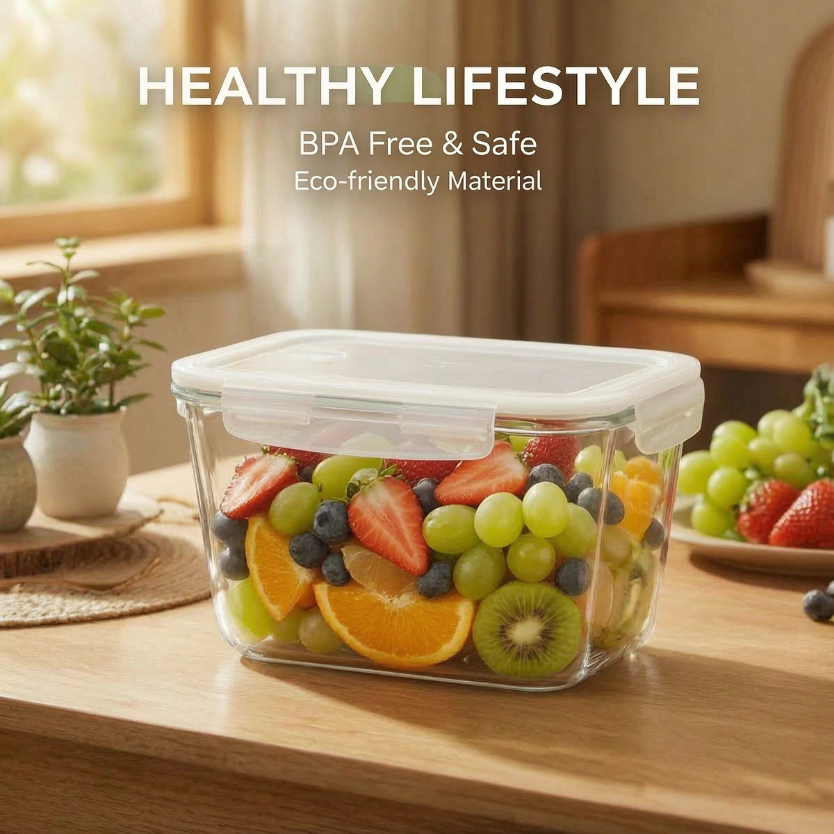 White Lid High Borosilicate Gl - Meal Prep Glass Containers With Lids incelemesi ve fiyatı