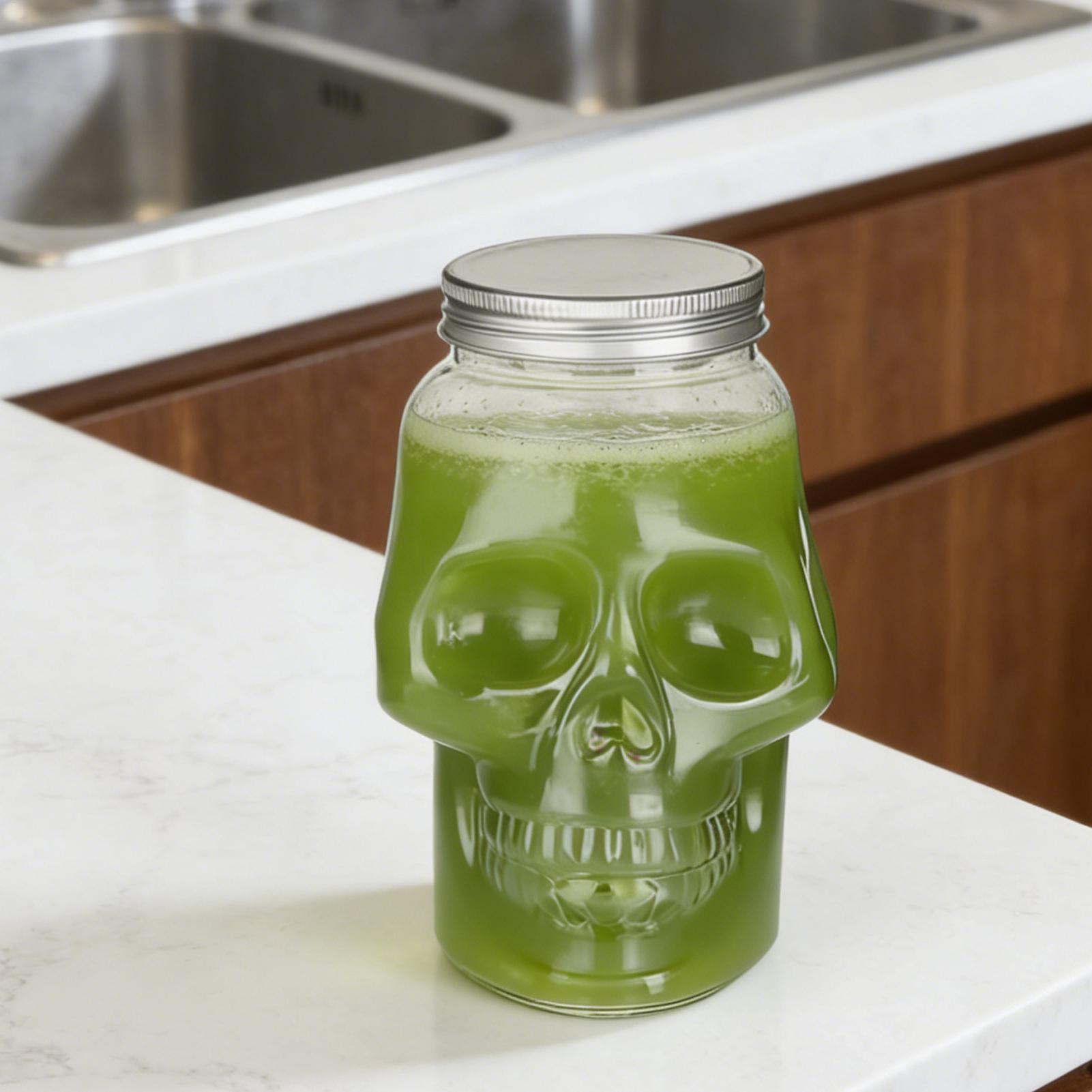 Transparent Skull Jars with Li - Meal Prep For A Day incelemesi ve fiyatı
