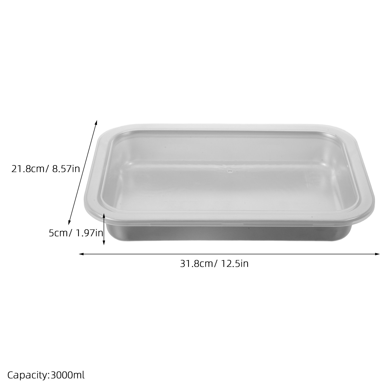 3000Ml Stainless Steel Food St - Meal Prep Box incelemesi ve fiyatı