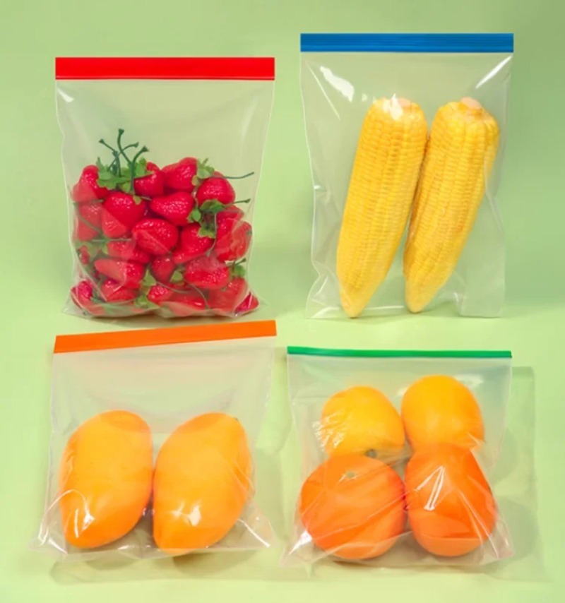 Colorful Clear PE  Zipper Stor - Meal Prep For A Day incelemesi ve fiyatı