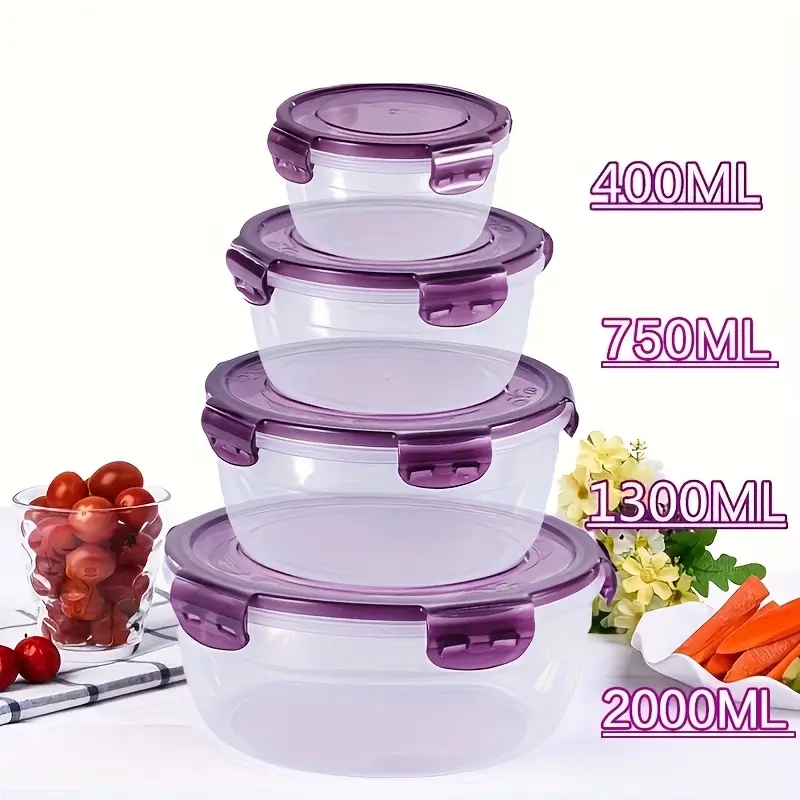 4 Plastic Food Storage Contain - Meal Preparation incelemesi ve fiyatı