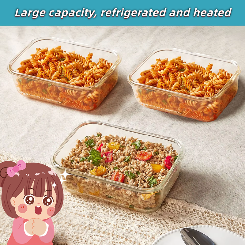 Glass Lunch Box Food Storage C - Meal Prep For A Day incelemesi ve fiyatı