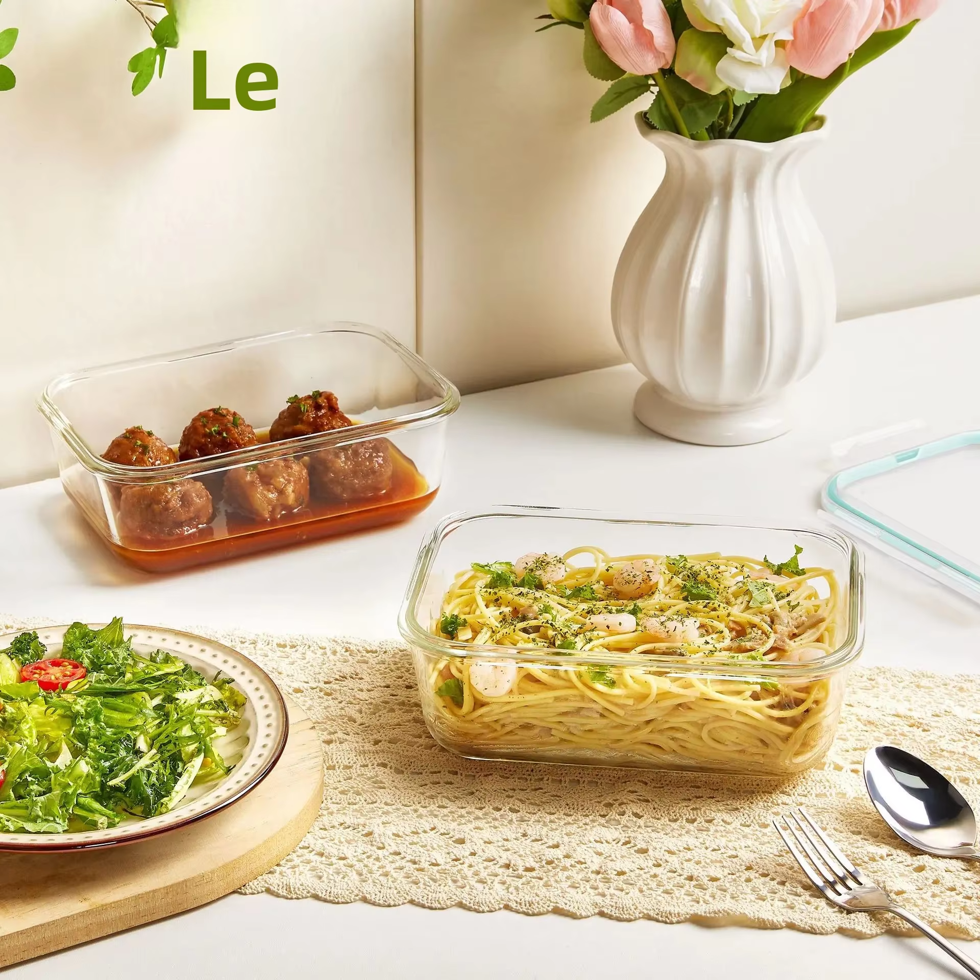 Glass Lunch Box Food Storage C - Meal Prep For A Day incelemesi ve fiyatı