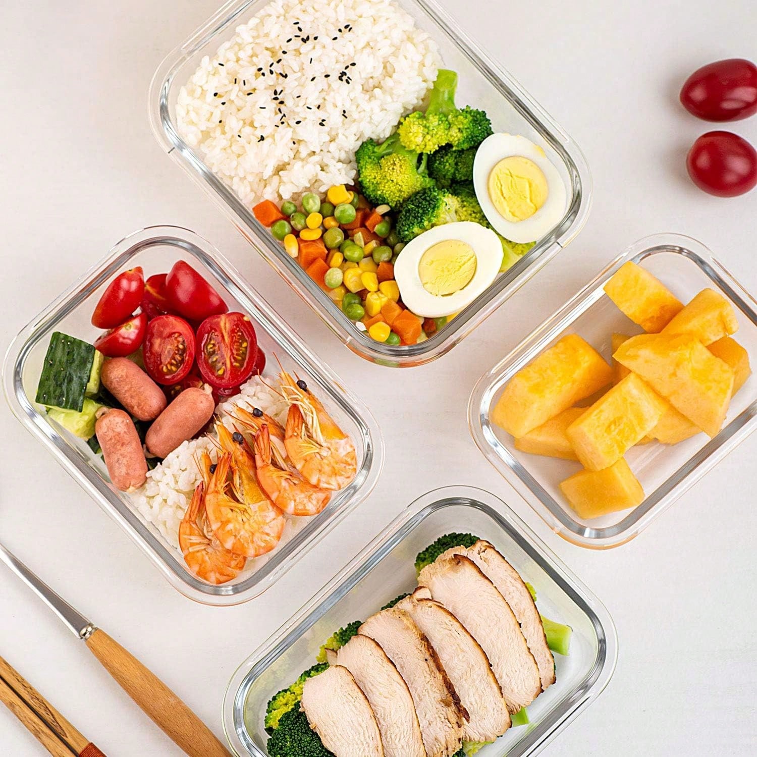 10 Pack Glass Meal Prep Contai - Meal Prep Box incelemesi ve fiyatı