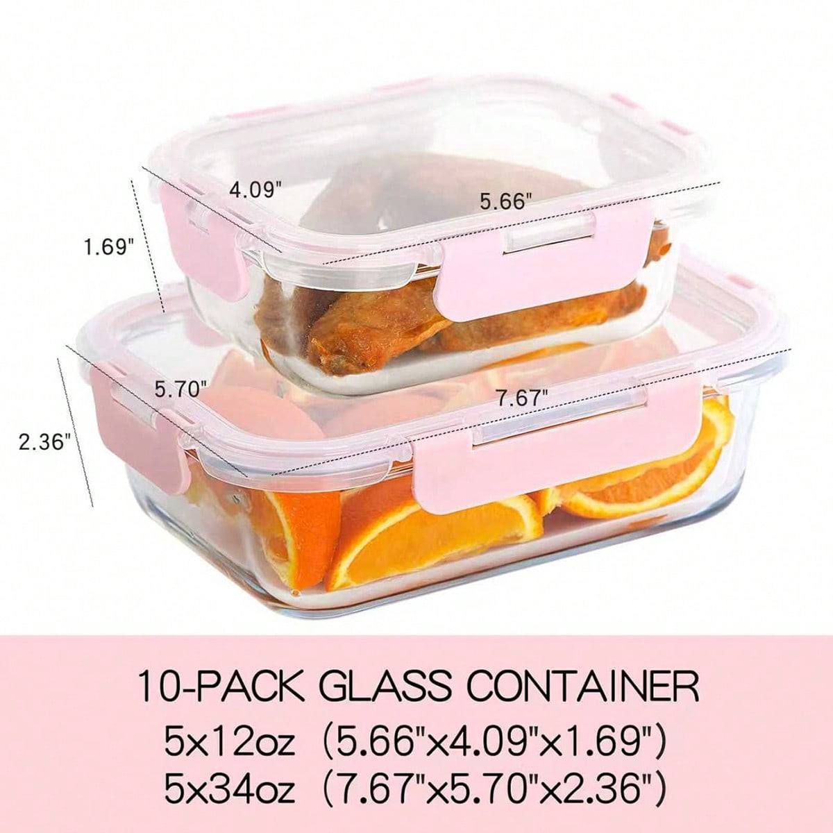 10 Pack Glass Meal Prep Contai - Meal Prep Box incelemesi ve fiyatı