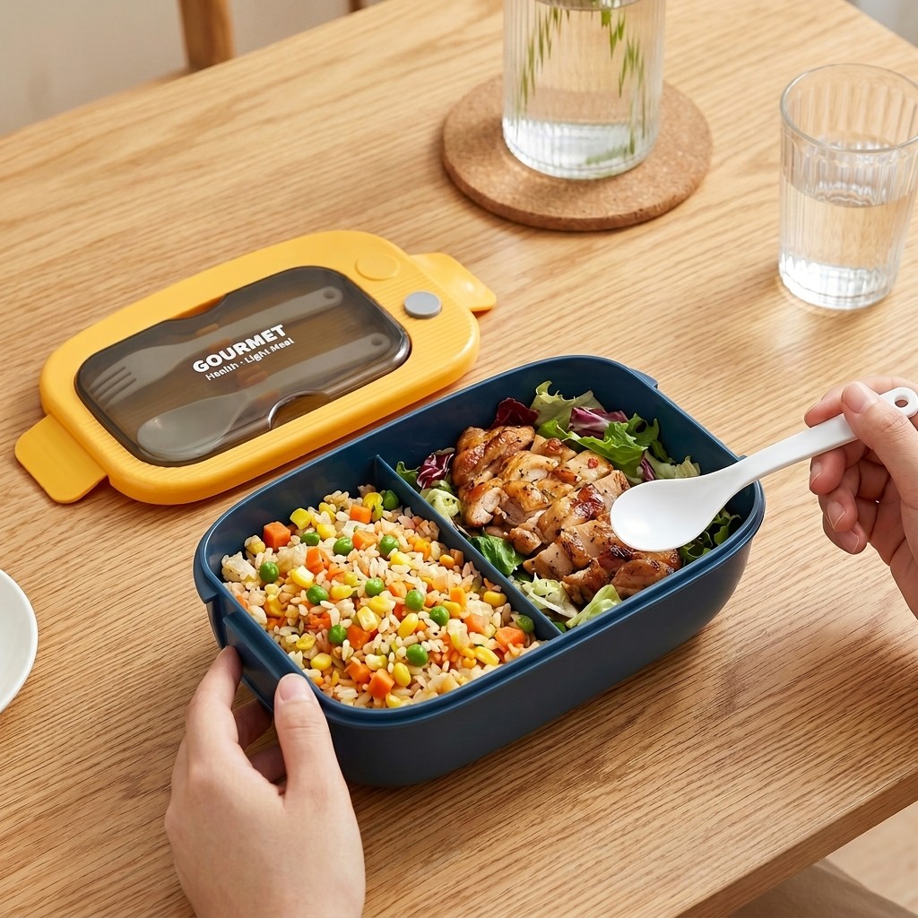 Microwavable Plastic Bento Box - Meal Prep Box incelemesi ve fiyatı