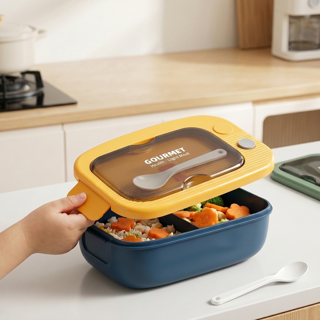 Microwavable Plastic Bento Box - Meal Prep Box incelemesi ve fiyatı