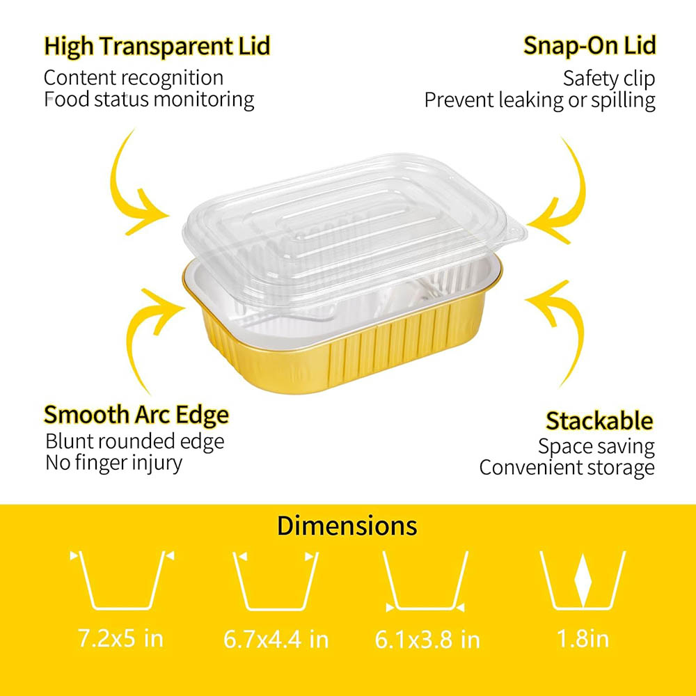 Small Aluminum Pans with Lids  - Meal Preparation incelemesi ve fiyatı