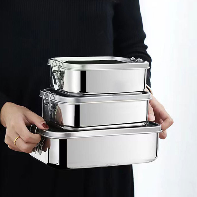 304 Stainless Steel Square Lun - Meal Prep Box incelemesi ve fiyatı