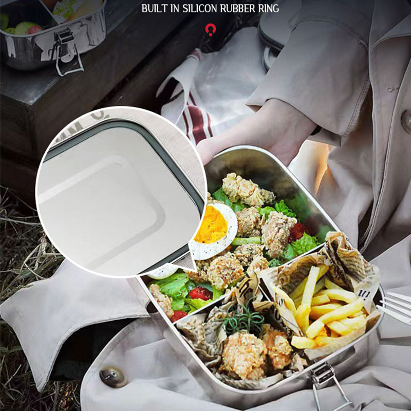 304 Stainless Steel Square Lun - Meal Prep Box incelemesi ve fiyatı