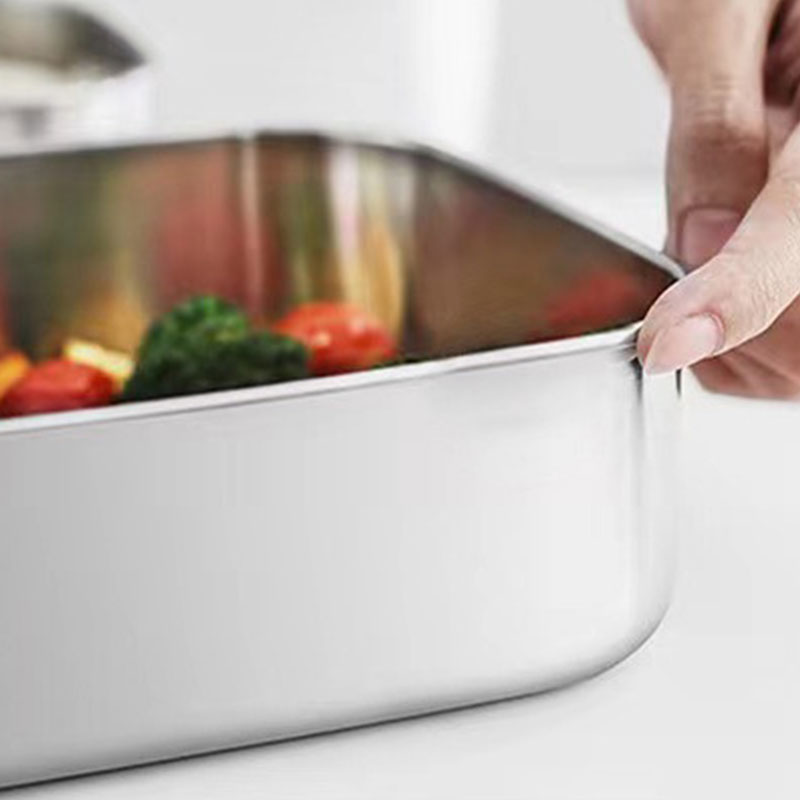 304 Stainless Steel Square Lun - Meal Prep Box incelemesi ve fiyatı