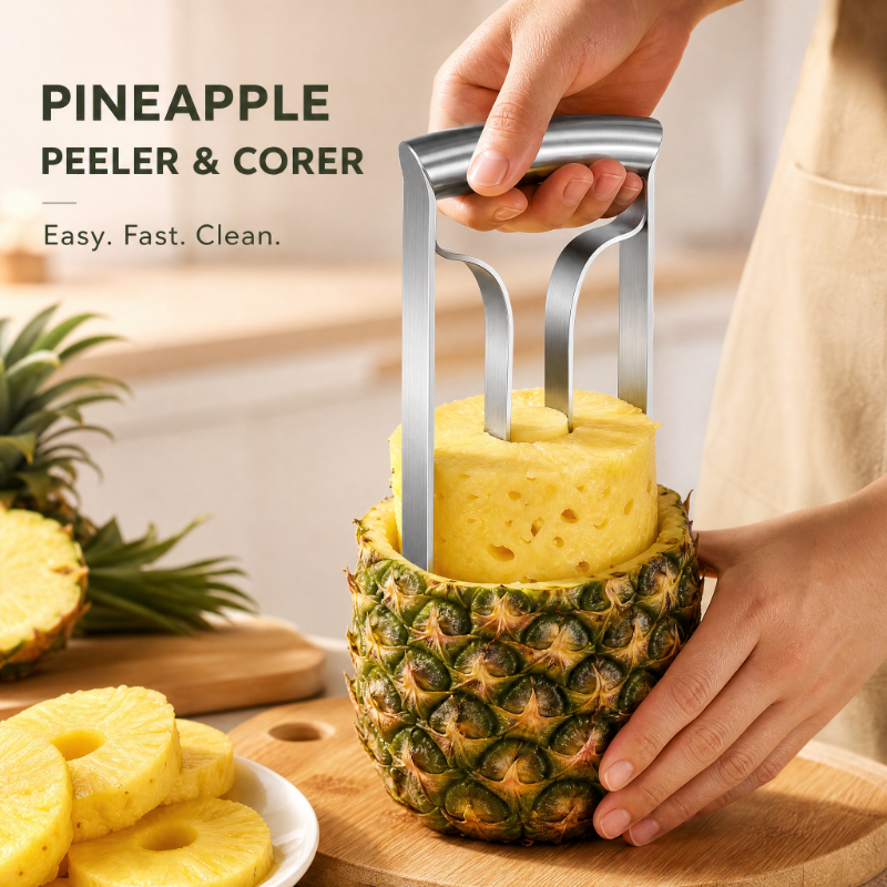 Stainless Steel Pineapple Peel - Pineapple Corer Slicer incelemesi ve fiyatı