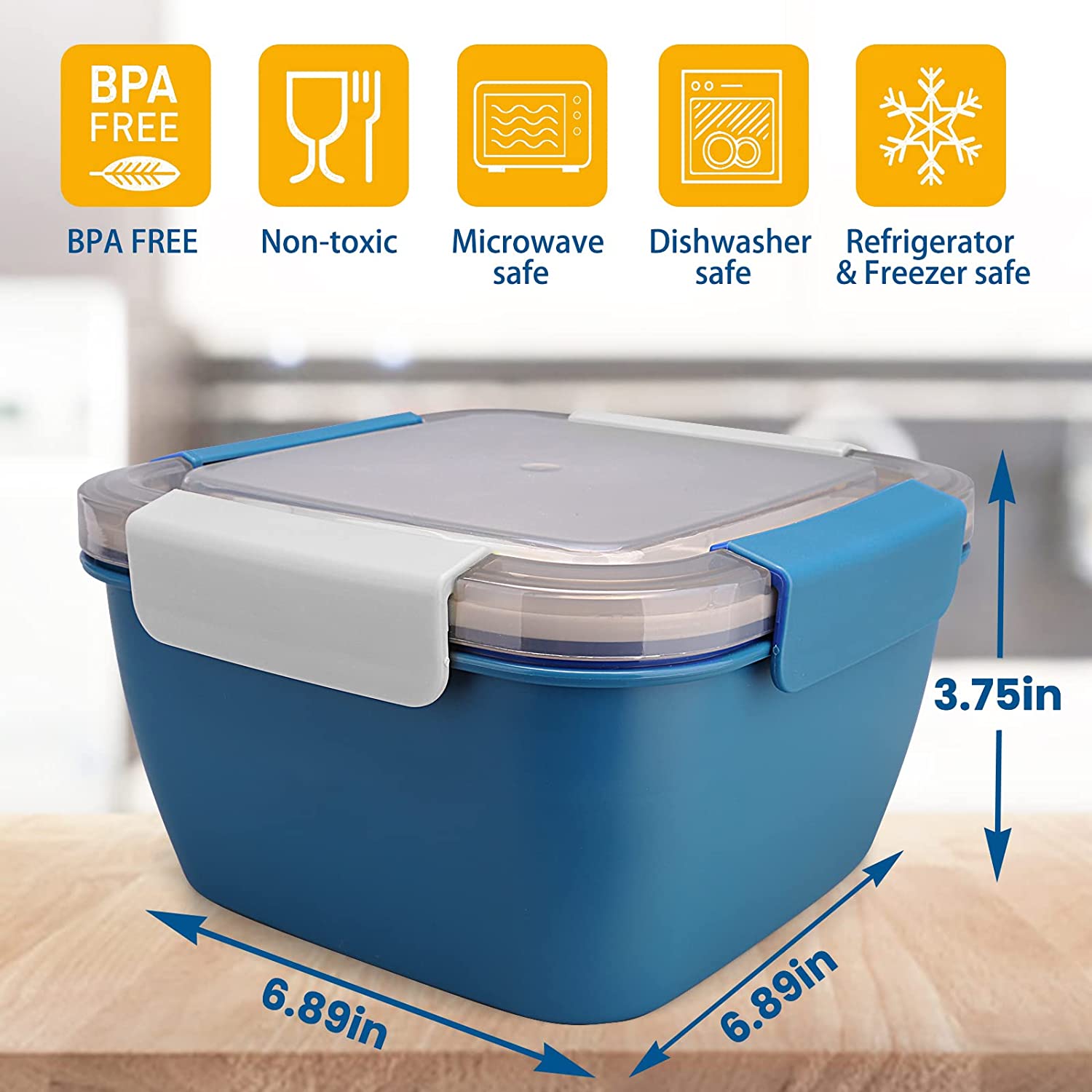 1100ml/1500ml Portable Lunch B - Meal Prep Box incelemesi ve fiyatı