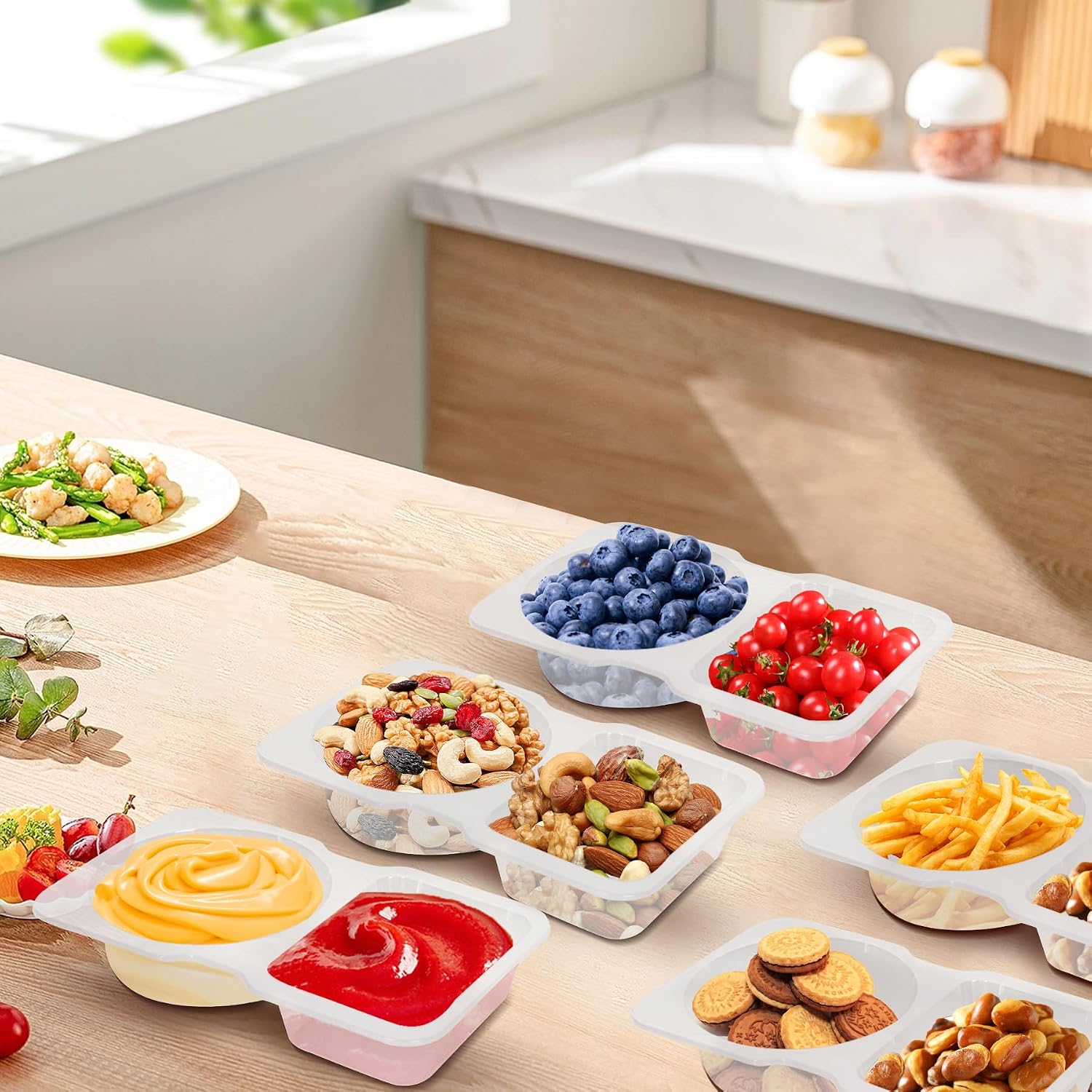 CJT 12 Sets Reusable Compartme - Meal Prep For A Day incelemesi ve fiyatı