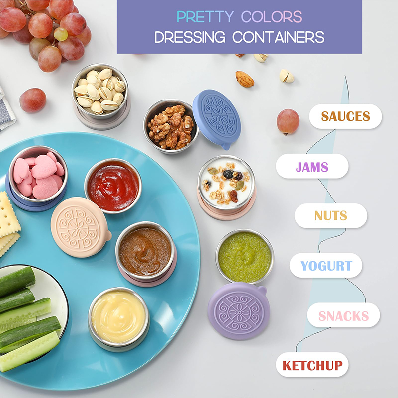 6 Mini Salad Dressing Containe - Meal Prep Box incelemesi ve fiyatı