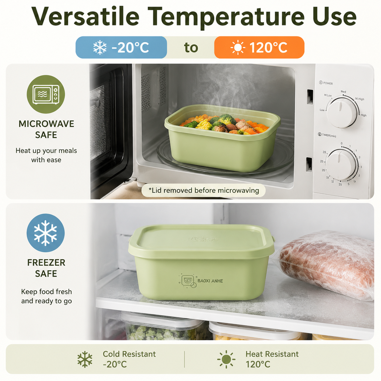4Pcs Stackable Food Storage Co - Meal Prep Box incelemesi ve fiyatı