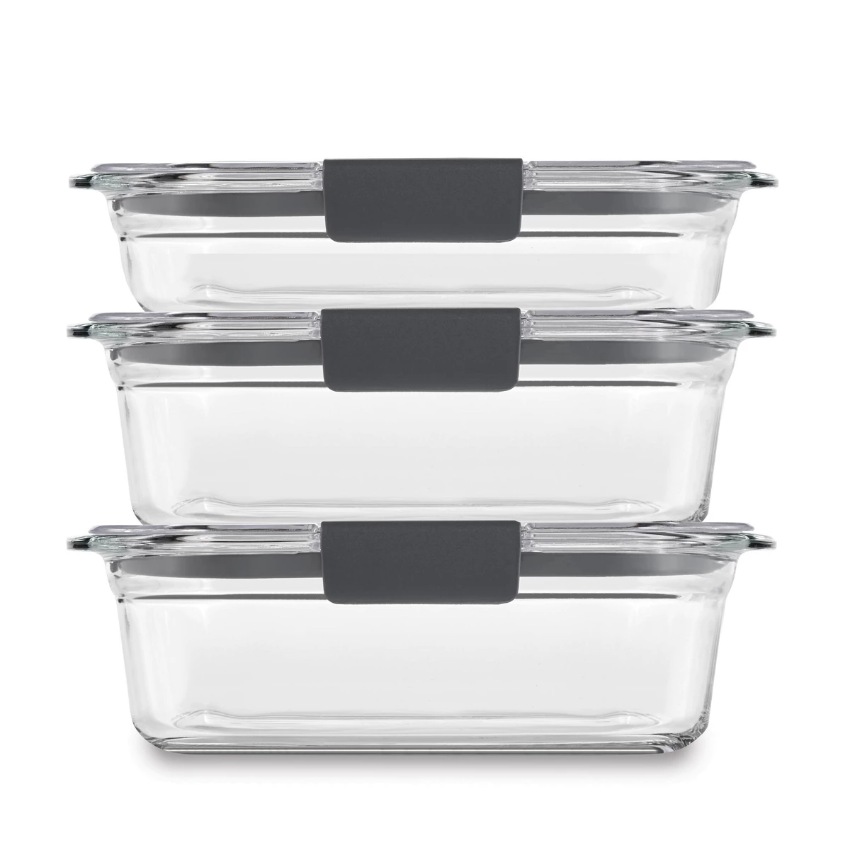 Rubbermaid 6pc (set of 3) Bril - Meal Prep Glass Containers With Lids incelemesi ve fiyatı